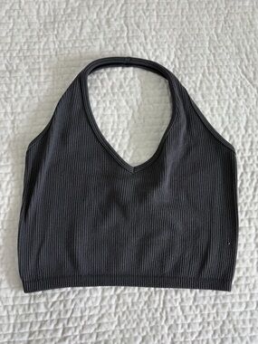 Dark Grey Halter Top